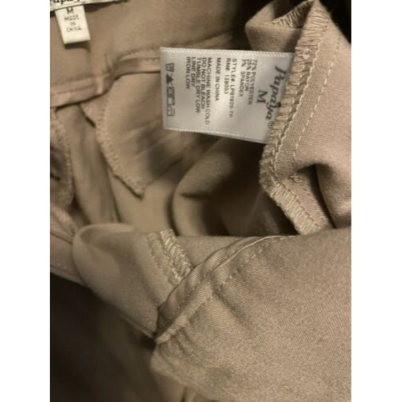 Papaya Womens khaki beige pants suit work professional Dress pants size medium - Picture 8 of 10